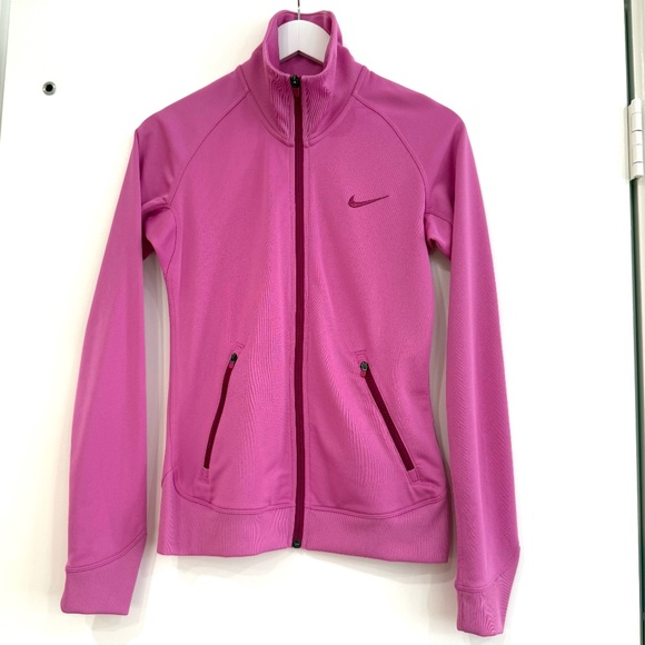 Pink Nike Dry Fit Warm-up Zipper Jacket. Size Small. - Picture 2 of 10
